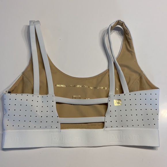 Aurum white sports bra - Picture 2 of 3